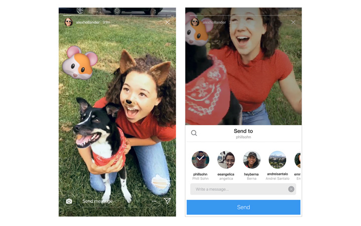 Obrázek - Instagram již umožňuje sdílení Stories Direct