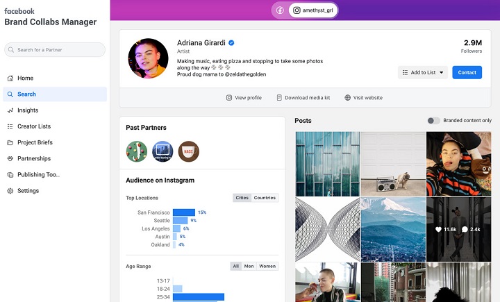 Obrázek - Instagram přidává panel pro ovlivňující, ale zakazuje jim určité příspěvky