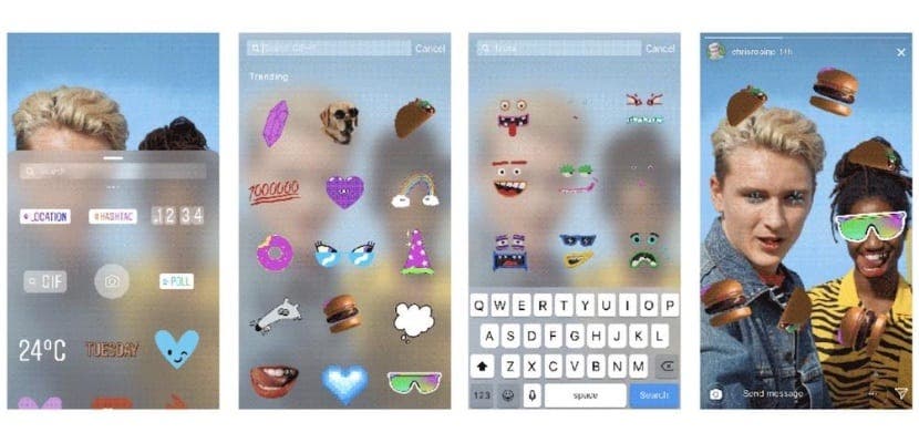 Instagram přidává podporu pro GIF do příběhů celebrit