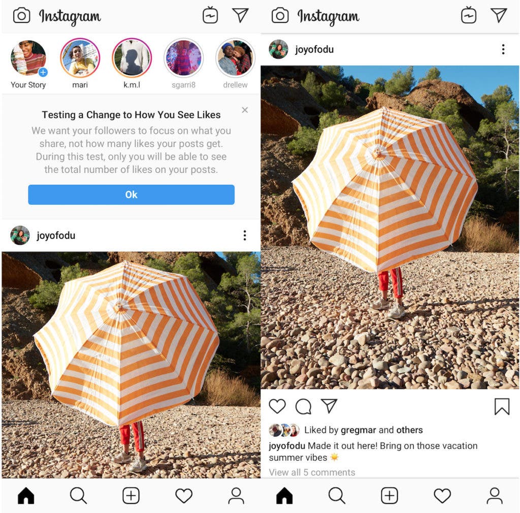Instagram začal skrývat „lajky“ příspěvků 5 Instagram začal skrývat „lajky“ příspěvků Instagram zacal skryvat „lajky prispevku
