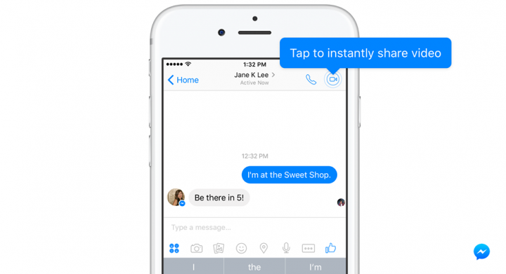 Instant Video, nová funkce pro přidávání videa do chatů na Facebooku
