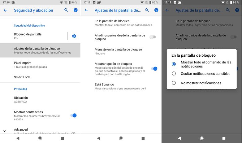 Nastavení upozornění na uzamčené obrazovce Androidpit
