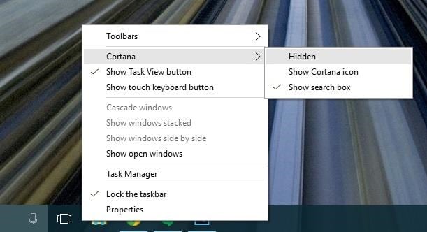 Zakázání tlačítka Zobrazení úlohy ve Windows 10