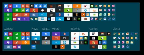 Jak třídit aplikace na úvodní obrazovce Windows 8