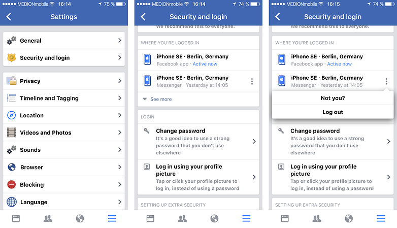 facebook messenger odhlásit se z facebookové aplikace ios