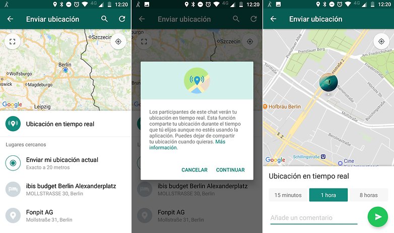 AndroidPIT whatsapp location share 01