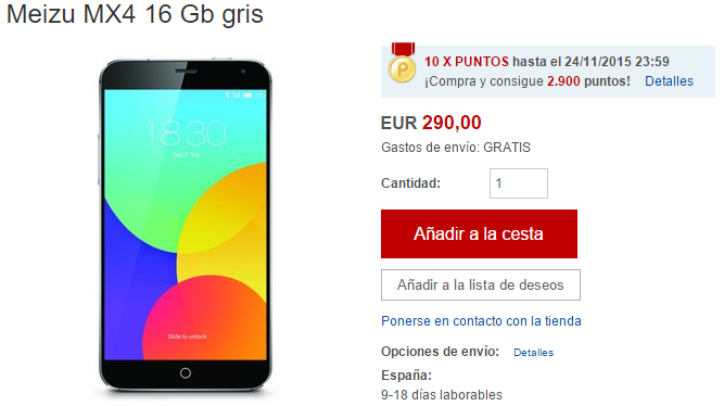 Obrázek - Kde koupit Meizu MX4 ve Španělsku