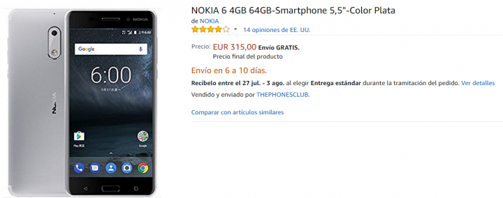 Obrázek - Kde koupit Nokia 6