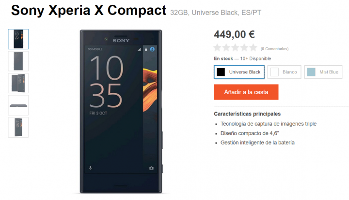 Obrázek - Sony Xperia X Compact kde koupit
