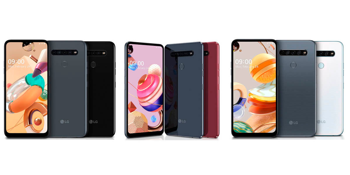 LG K41S, LG K51S a LG K61, nová řada ... 4 LG K40S K51S ve K61