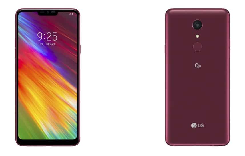 LG Q9 je dodáván s 6,1palcovým QHD + displejem