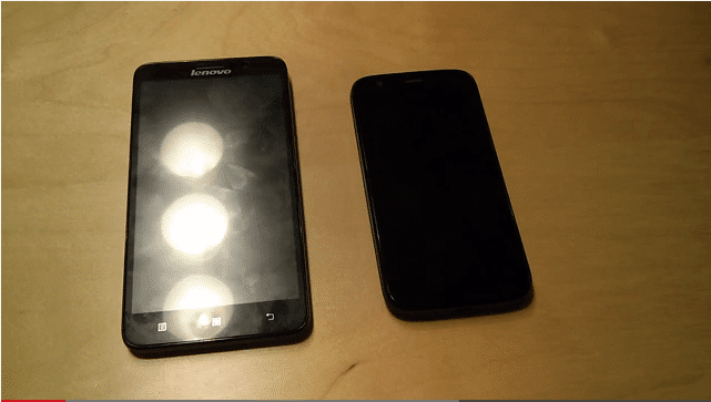 Lenovo A850 + a Moto G, rychlost spouštění videa