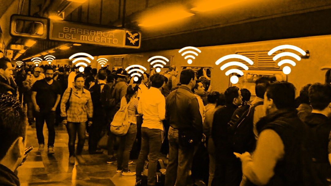 Linka metra 7 na CDMX již má bezplatné Wi-Fi 14 stanic na lince již má bezplatné Wi-Fi a pokrytí 4G LTE sítí.