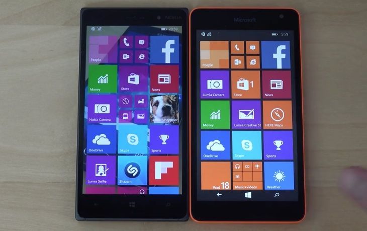 Lumia 830 s Windows 10 a Lumia 535 s Windows Phone 8.3, test rychlosti 7 Windows 10 ile Lumia 830 ve WP 8.3 ile Lumia 535