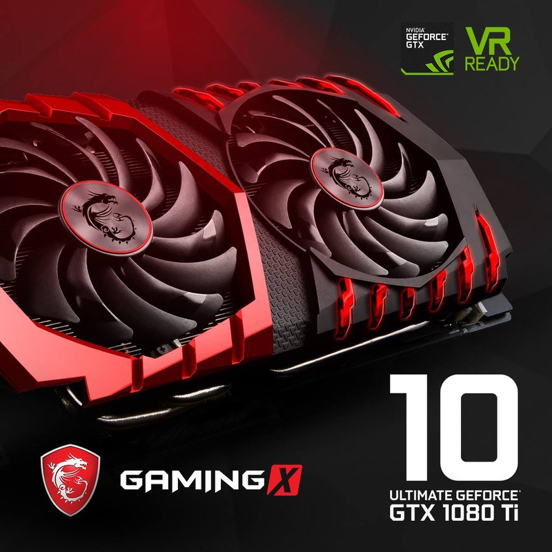 MSI zobrazuje vlastní 1080 Ti, MSI GeForce GTX 1080 Ti Gaming X 4 MSI GeForce GTX 1080 Ti
