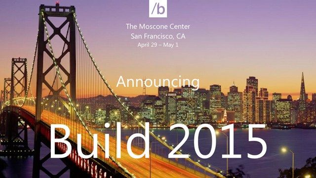 Microsoft oznamuje data sestavení 2015 Microsoft oznámil, že konference Build 2015 se bude konat v Moscone Convention Center v San Francisku v Kalifornii koncem dubna. Nadšenci produktů společnosti Microsoft…