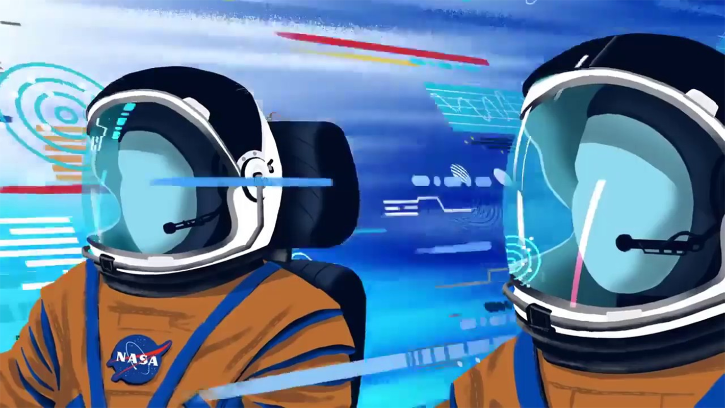 NASA v tomto videu vysvětluje, jak se vrátit na Měsíc. Video vypráví herečka Kelly Marie Tran a zobrazuje podrobnosti o misi Artemis. 7 NASA v tomto videu vysvětluje, jak se vrátit na Měsíc. Video vypráví herečka Kelly Marie Tran a zobrazuje podrobnosti o misi Artemis.