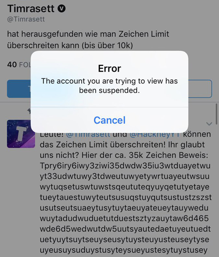 Obrázek - Na Twitteru byl zveřejněn tweet o 35 000 znacích