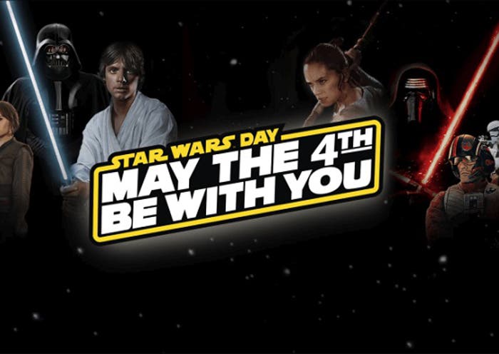 Nabídky na Star Wars Day na Google Play 4 yıldız savaşları günü