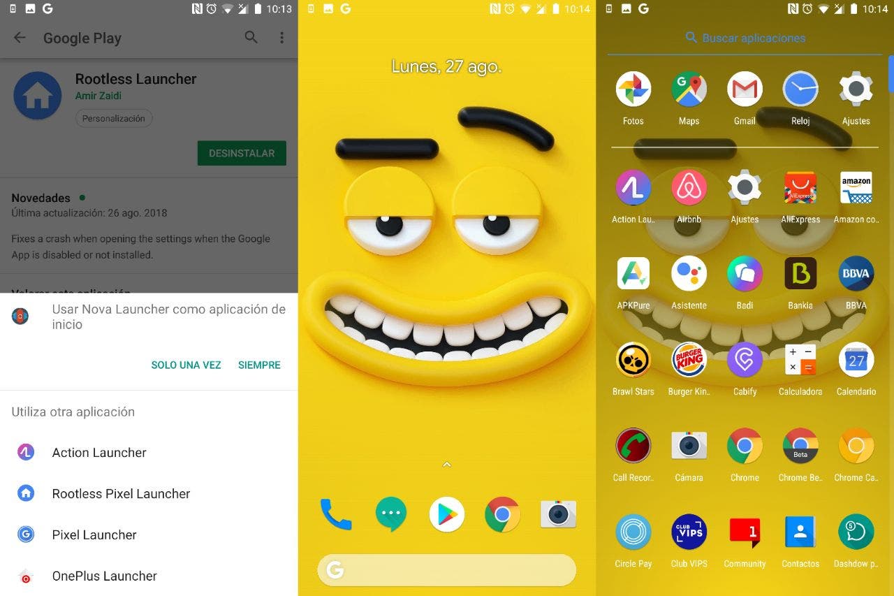Nainstalujte si Rootless Launcher, perfektní launcher pro mobilní telefony nízké kvality Nainstalujte si Rootless Launcher perfektni launcher pro mobilni telefony nizke