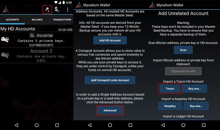 Nainstalujte si na svůj Android ty nejlepší peněženky s kryptoměnou 8 mycelium android