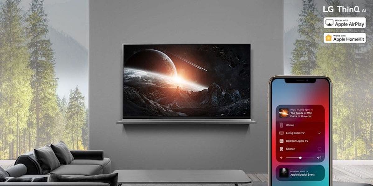 Nakonec společnost LG představí v modelech 2018 AirPlay 2 a HomeKit. 11 LG AirPlay 2