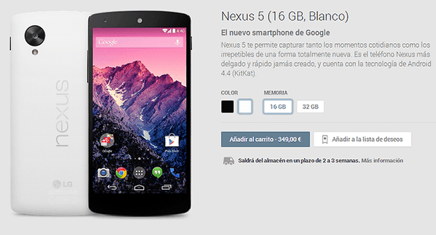 koupit nexus 5