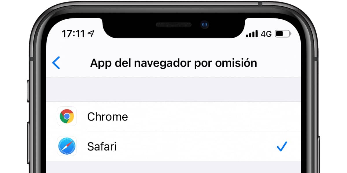 Nastavit Google Chrome jako výchozí prohlížeč pro iOS