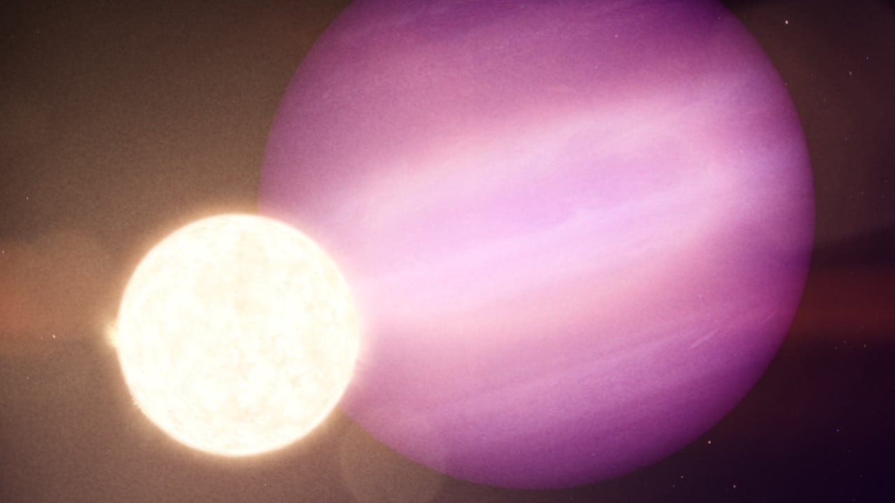 Nedaleko je planeta, která obíhá kolem bílého trpaslíka. 8 Nedaleko je planeta, která obíhá kolem bílého trpaslíka.