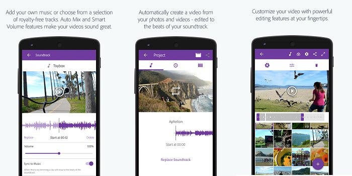 Nejlepší 3 z nejlepších aplikací pro úpravy videa pro Android 11 adobe premiéra klip android