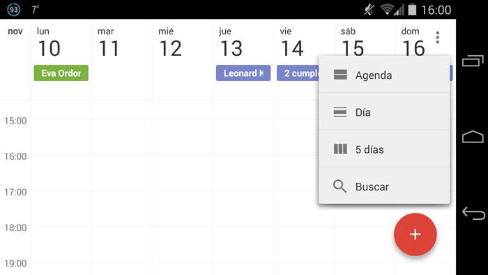 Kalendář Google 