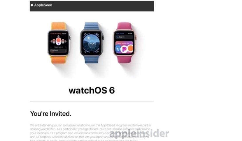 Někteří uživatelé byli vyzváni, aby vyzkoušeli watchOS 6 beta Nekteri uzivatele byli vyzvani aby vyzkouseli watchOS 6 beta