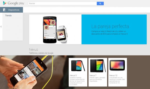 Obrázek - Nexus 5 a LG G Watch jsou v prodeji na Google Play za méně než 80 eur