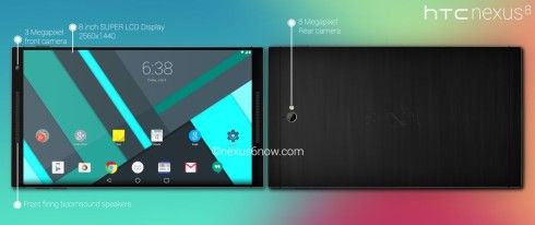 Nexus 8 založený na Androidu L. 4 Android L temel alınarak oluşturulmuş bir Nexus 8