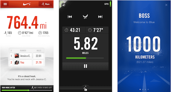 Nike + Running uygulaması