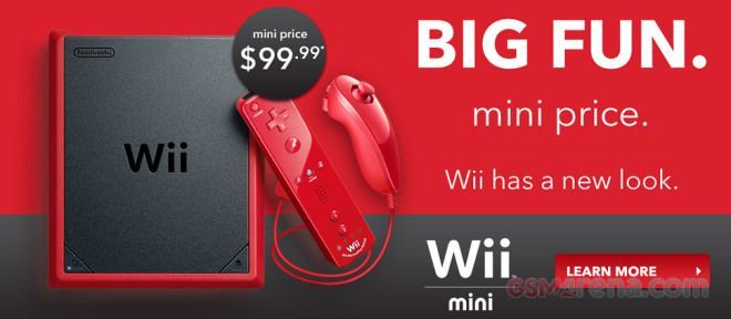 Nintendo Wii Mini bylo exkluzivní pro kanadský trh
