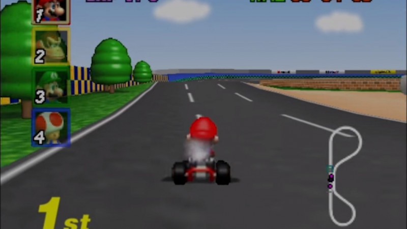Nintendo použilo několik skvělých triků k výrobě Mario Kart 64 ...