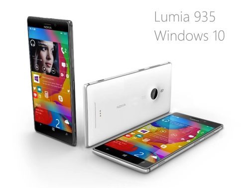 Nokia Lumia 935, první Windows 10 (Concept)
