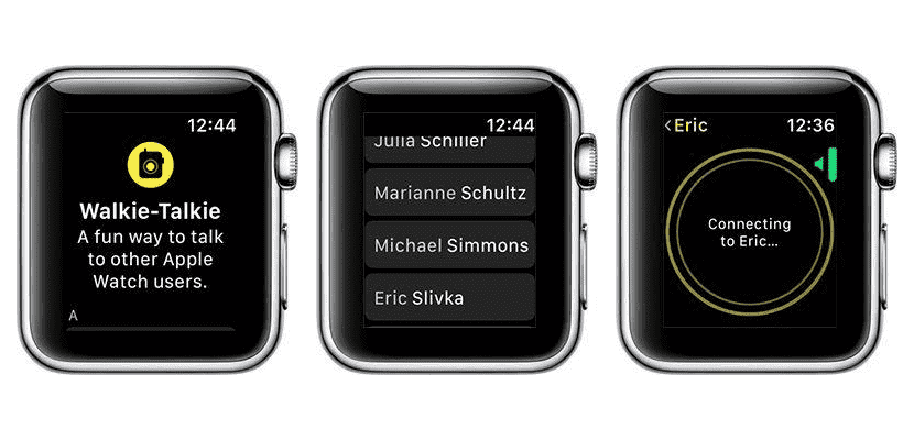 Nová aplikace Walkie-Talkie pro Apple Watch s watchOS 5 Beta 2