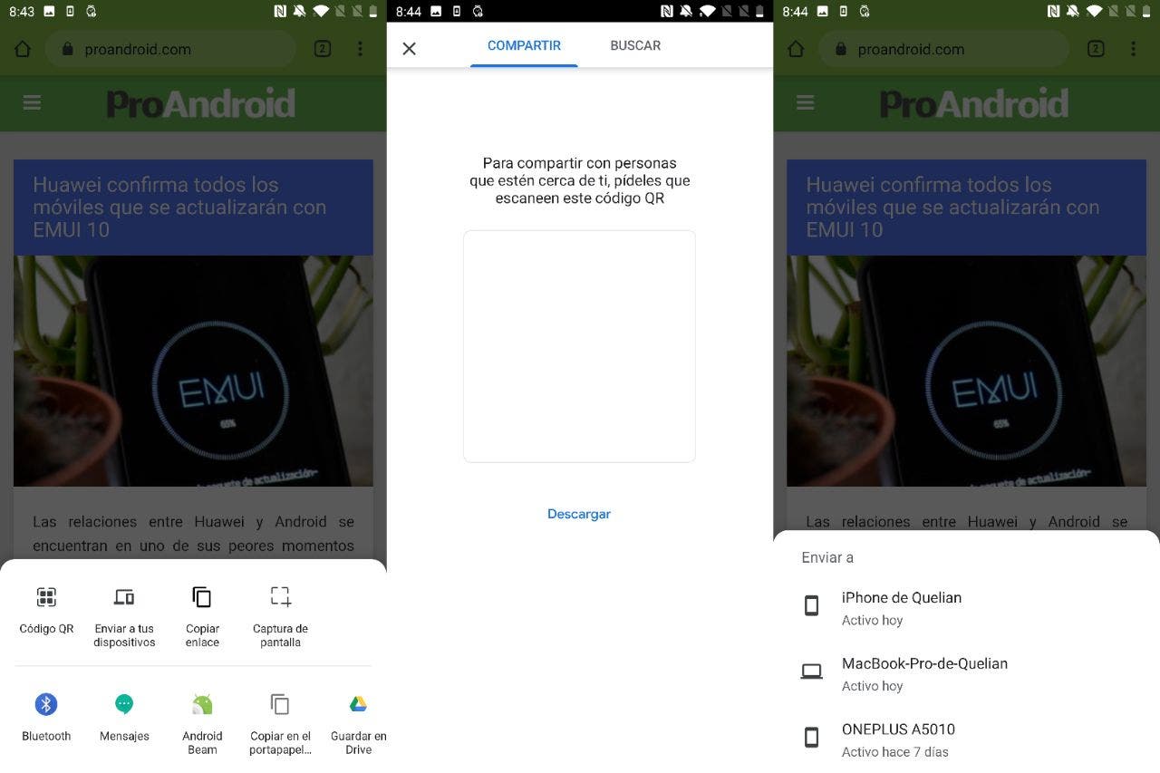 Nový způsob sdílení webových stránek v Google Chrome: QR kód a další Novy zpusob sdileni webovych stranek v Google Chrome QR kod