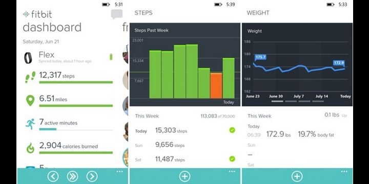 Nyní si můžete stáhnout aplikaci Fitbit pro Windows Phone