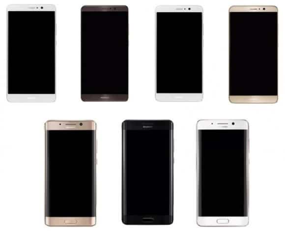 Obrázek Huawei Mate 9 nám ukazuje, že budeme mít plochou a zakřivenou verzi tohoto smartphonu. 9 Huawei Mate 9 sürümleri