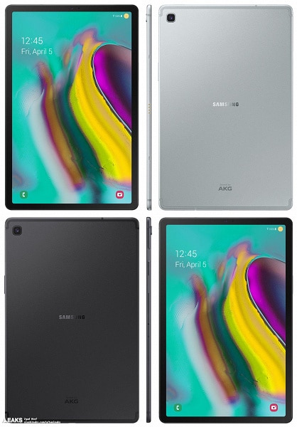 Samsung Galaxy Tab S5E bir görüntüde görülebilir
