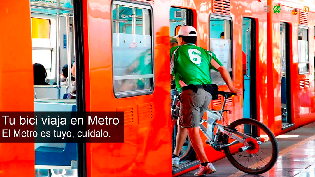 Od nynějška můžete na kole cestovat metrem CDMX každý den ... Toto jsou nová pravidla, která vám umožní cestovat se svým kolem metrem v Mexico City a tam, kde jsou parkovací místa pro kola.