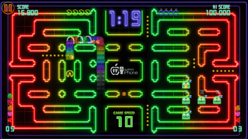 PAC-MAN Championship Edition DX v App Storu 3 verze Pac-Man-Championship