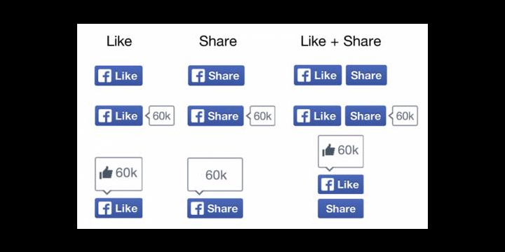 Přepracování tlačítka Facebook "Miluji to"
