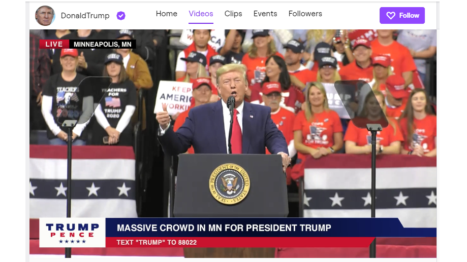 Prezident Donald Trump byl suspendován z Twitch (ano,…
