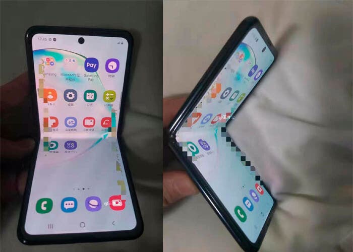 Z dalšího skládacího telefonu Samsung unikly první skutečné obrázky