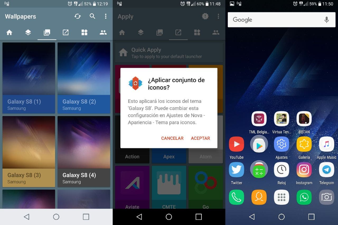 Proměňte svůj mobilní telefon na Samsung Galaxy S8 s touto aplikací Promente svuj mobilni telefon na Samsung Galaxy S8 s touto