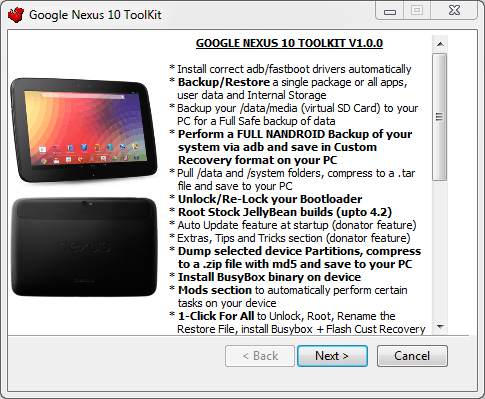 Root Toolkit pro Nexus 10 je nyní k dispozici 4 Root Toolkit pro Nexus 10 je nyní k dispozici